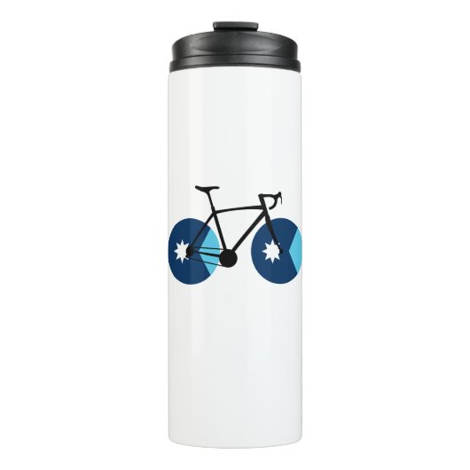 Minnesota Flag Cycling Thermosbecher (Vorderseite)