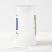 Minnesota Flag Karte Stadt Tasse (Mittel)