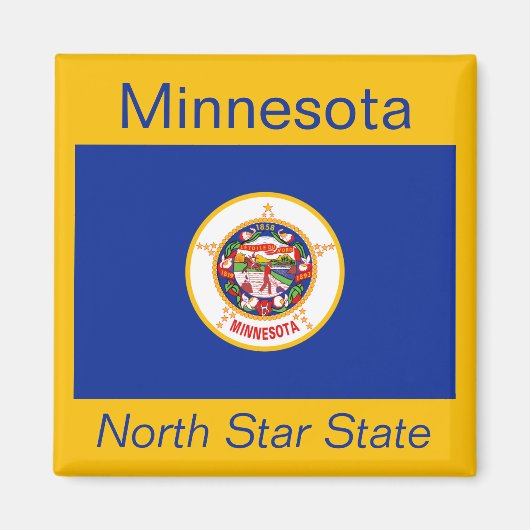 Minnesota Flag Magnet (Vorne)