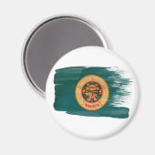 Minnesota-Flag-Magnete Magnet (Vorderseite/Rückseite)