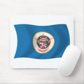 Minnesota Flag Mousepad (Mit Mouse)