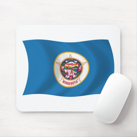 Minnesota Flag Mousepad (Mit Mouse)
