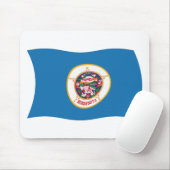 Minnesota Flag Mousepad (Mit Mouse)