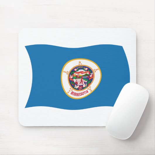 Minnesota Flag Mousepad (Mit Mouse)