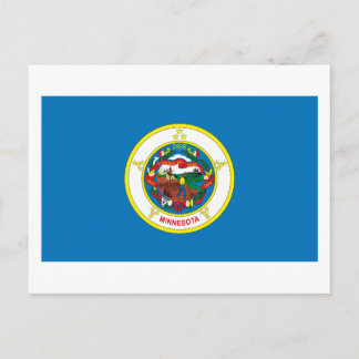 Minnesota Flag Postkarte