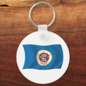 Minnesota Flag Schlüsselanhänger (Vorderseite)