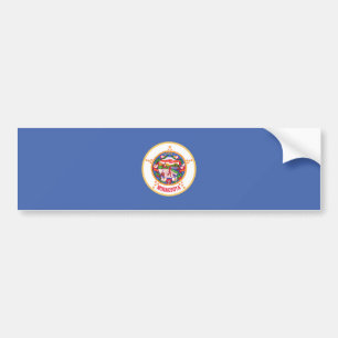 Minnesota-Flagge Autoaufkleber