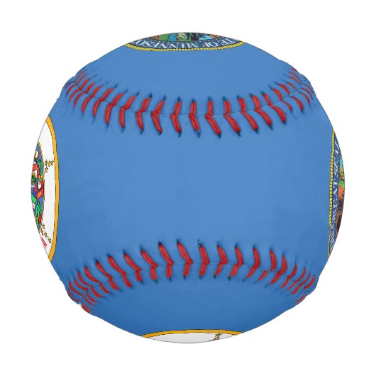 Minnesota-Flagge Baseball (Rückseite)