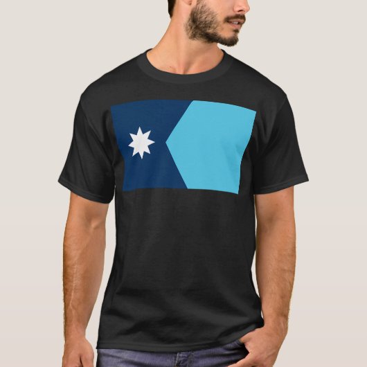 Minnesota - Flagge des Staat T-Shirt (Vorderseite)