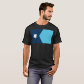 Minnesota - Flagge des Staat T-Shirt (Vorne ganz)