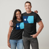 Minnesota - Flagge des Staat T-Shirt (Unisex)