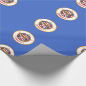Minnesota-Flagge Geschenkpapier (Ecke)