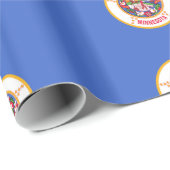 Minnesota-Flagge Geschenkpapier (Rolleneckpunkt)