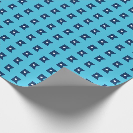 Minnesota-Flagge Geschenkpapier (Ecke)