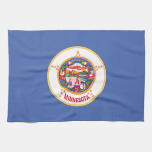 Minnesota-Flagge Geschirrtuch