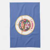 Minnesota-Flagge Geschirrtuch (Vertikal)
