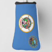 Minnesota-Flagge Golf Headcover (Rotieren 90)