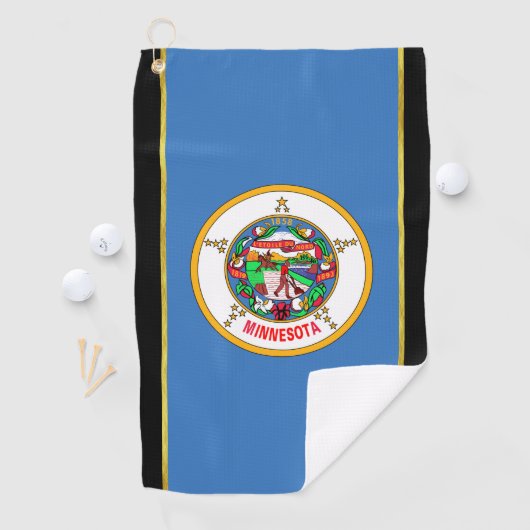 Minnesota-Flagge Golfhandtuch (Insitu)