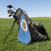 Minnesota-Flagge Golfhandtuch (Gras)
