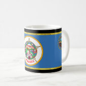 Minnesota-Flagge Kaffeetasse (VorderseiteRechts)