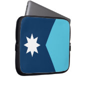 Minnesota-Flagge Laptop-Hülle Laptopschutzhülle (Vorne Rechts)