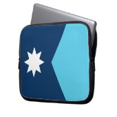 Minnesota-Flagge Laptop-Hülle Laptopschutzhülle (Vorderseite Links)