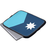 Minnesota-Flagge Laptop-Hülle Laptopschutzhülle (Vorne Knopf)