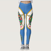 Minnesota-Flagge Leggings (Vorderseite)