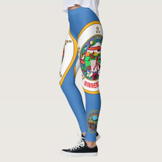 Minnesota-Flagge Leggings (Links)