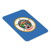 Minnesota-Flagge Magnet (Rechte Seite)