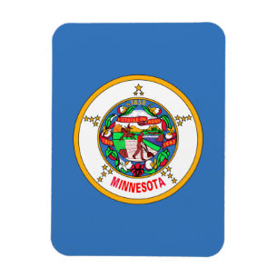 Minnesota-Flagge Magnet