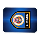 Minnesota-Flagge Magnet (Horizontal)