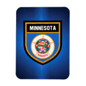 Minnesota-Flagge Magnet (Vertikal)