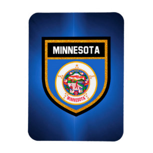 Minnesota-Flagge Magnet