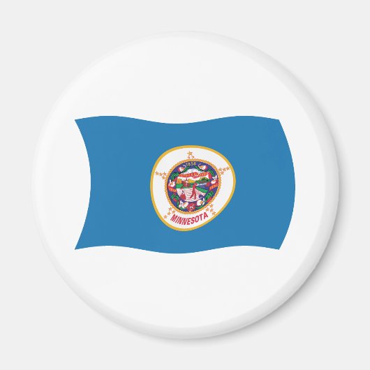 Minnesota-Flagge-Magnet Magnet (Vorne)