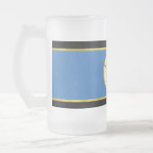 Minnesota-Flagge Mattglas Bierglas (Links)