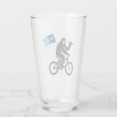 Minnesota-Flagge mit Bigfoot Cycling Glas (Rückseite)