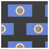 Minnesota-Flagge Stoff (Nahaufnahme)