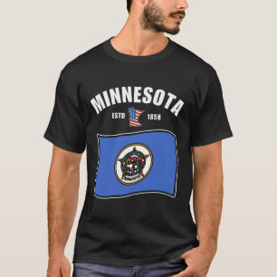 Minnesota-Flagge T-Shirt