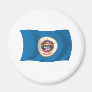 Minnesota-Flaggen-Magnet Magnet