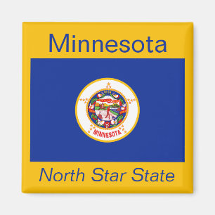 Minnesota-Flaggen-Magnet Magnet