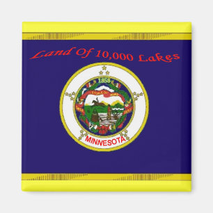 Minnesota-Flaggen-Magnet Magnet