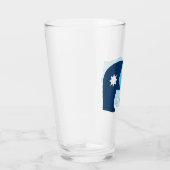 Minnesota-Flaggenbär Glas (Rechts)