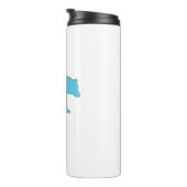 Minnesota-Flaggenbär Thermosbecher (Nach rechts gedreht)