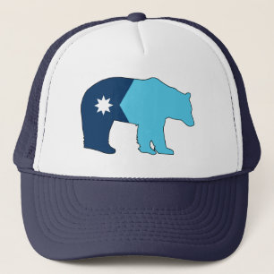 Minnesota-Flaggenbär Truckerkappe