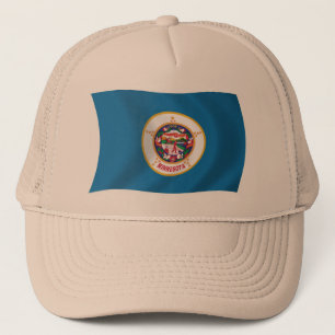 Minnesota-Flaggenhut Truckerkappe