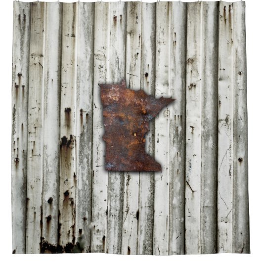 Minnesota-Form Duschvorhang (Vorderseite)