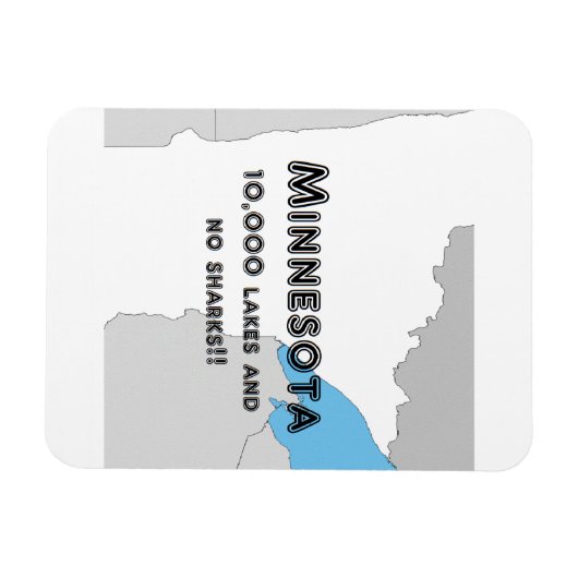 Minnesota Funny Magnet (Horizontal)