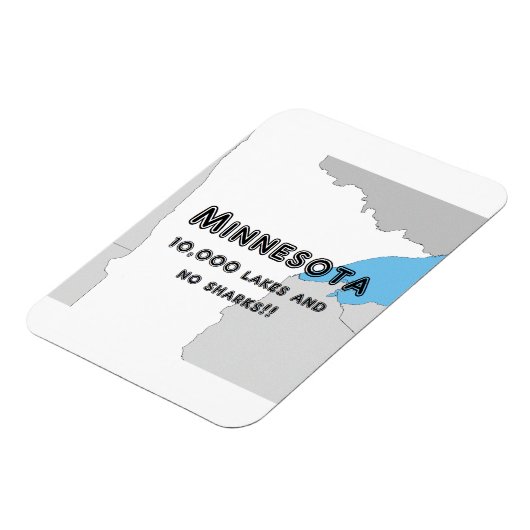 Minnesota Funny Magnet (Linke Seite)