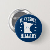 MINNESOTA FÜR HILLARY BUTTON (Vorne & Hinten)